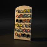 Premium Heart Shape Stone Stud Earrings - Image 4