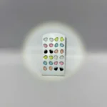 Premium Heart Shape Stone Stud Earrings - Image 2